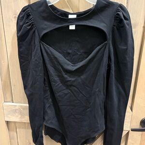 H&M Elegant Black Bodysuit